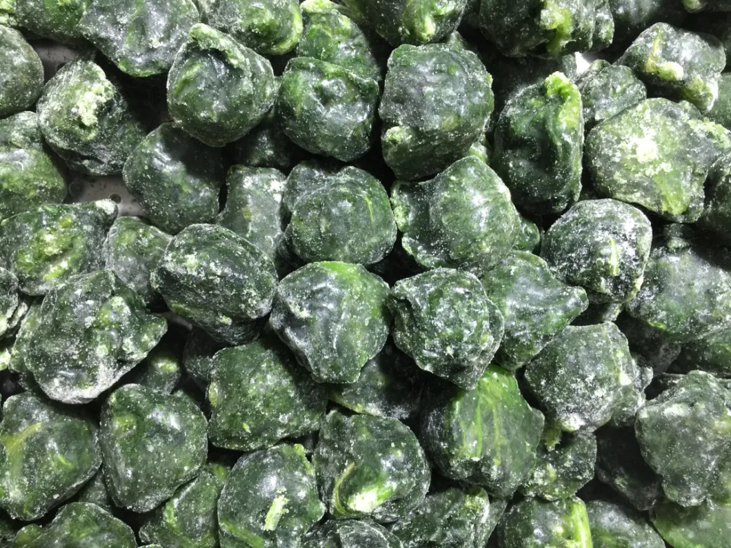 IQF Frozen Chopped Spinach From China Market Wholesale Price