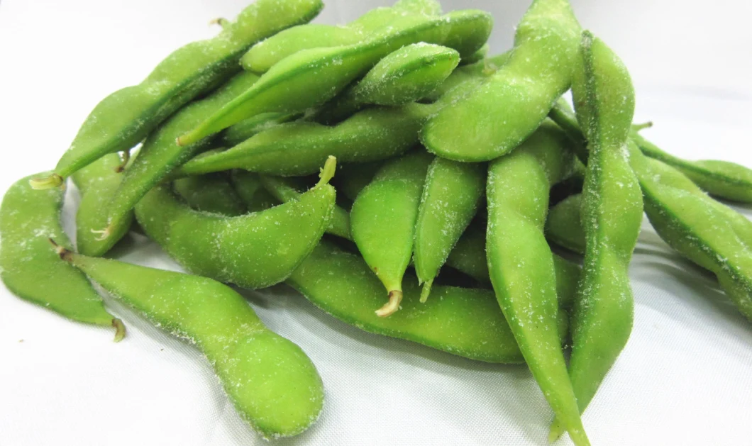 Sinocharm Brc a Approved IQF Cooked Edamame in Pods Frozen Organic Edamame