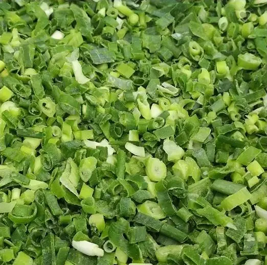 Wholesale Price High Quality IQF Frozen Green Onions Cutting Frozen IQF Spring Onion Cubes