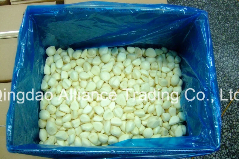 Wholesale Price IQF Frozen Peeled Garlic Cloves Diced Garlic with Brc Grade in Bulk Retail Packing