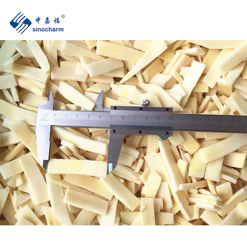 Sinocharm Brc a Approved 3-5cm IQF Bamboo Shoot Slices Frozen Bamboo Shoot