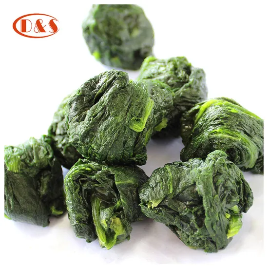 Top Sale High Quality Frozen IQF Spinach Cuts