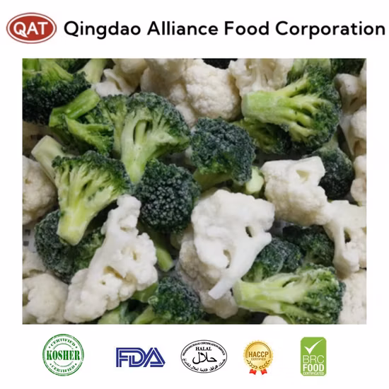 China Frozen 2/3/4 Ways Mixed Vegetables with Green Peas/Sweet Corn/Carrot/Beans/Cauliflower/ Broccoli