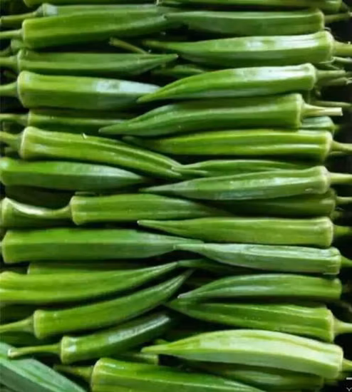 IQF Frozen Vegetables Okra Whole Cut